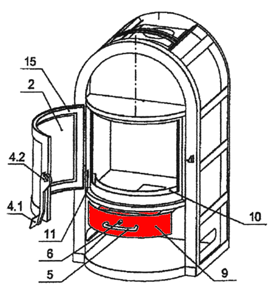 Justus Viking Aschekasten D